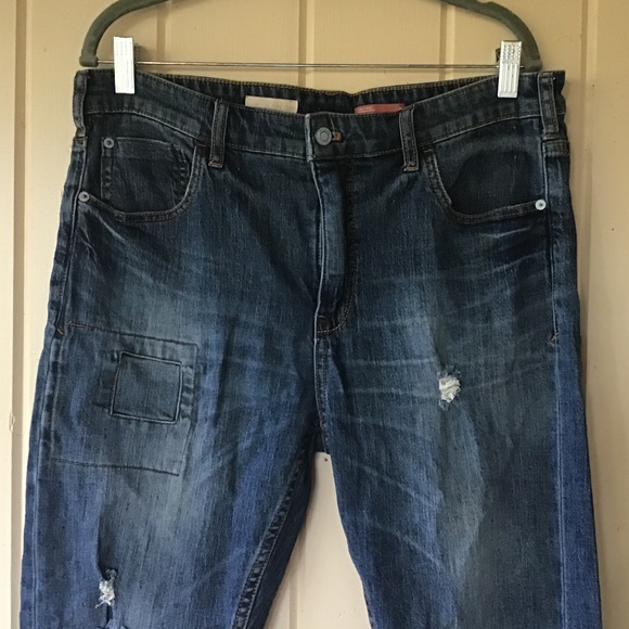 anthropologie PILCRO the heritage boyfriend bandana JEANS 30 - Picture 2 of 5